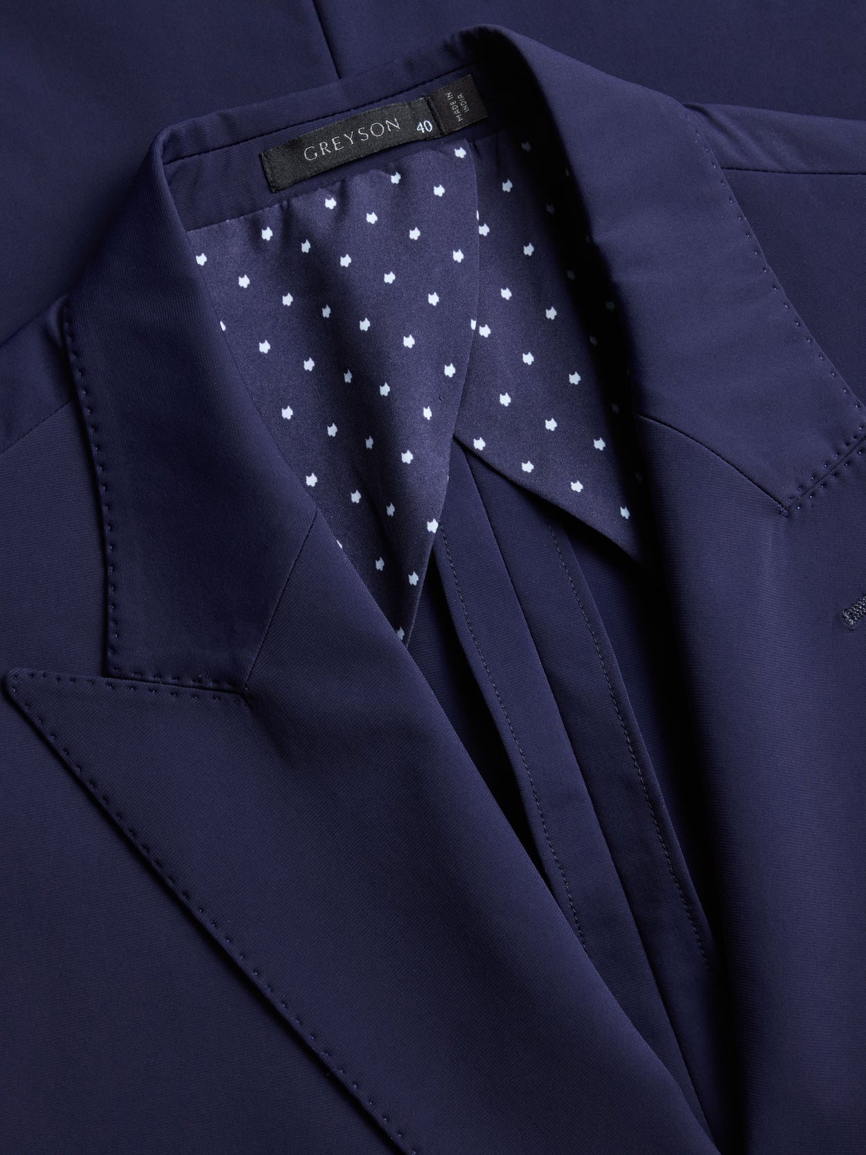 GREYSON Montauk Single-Breasted Peak Lapel Blazer