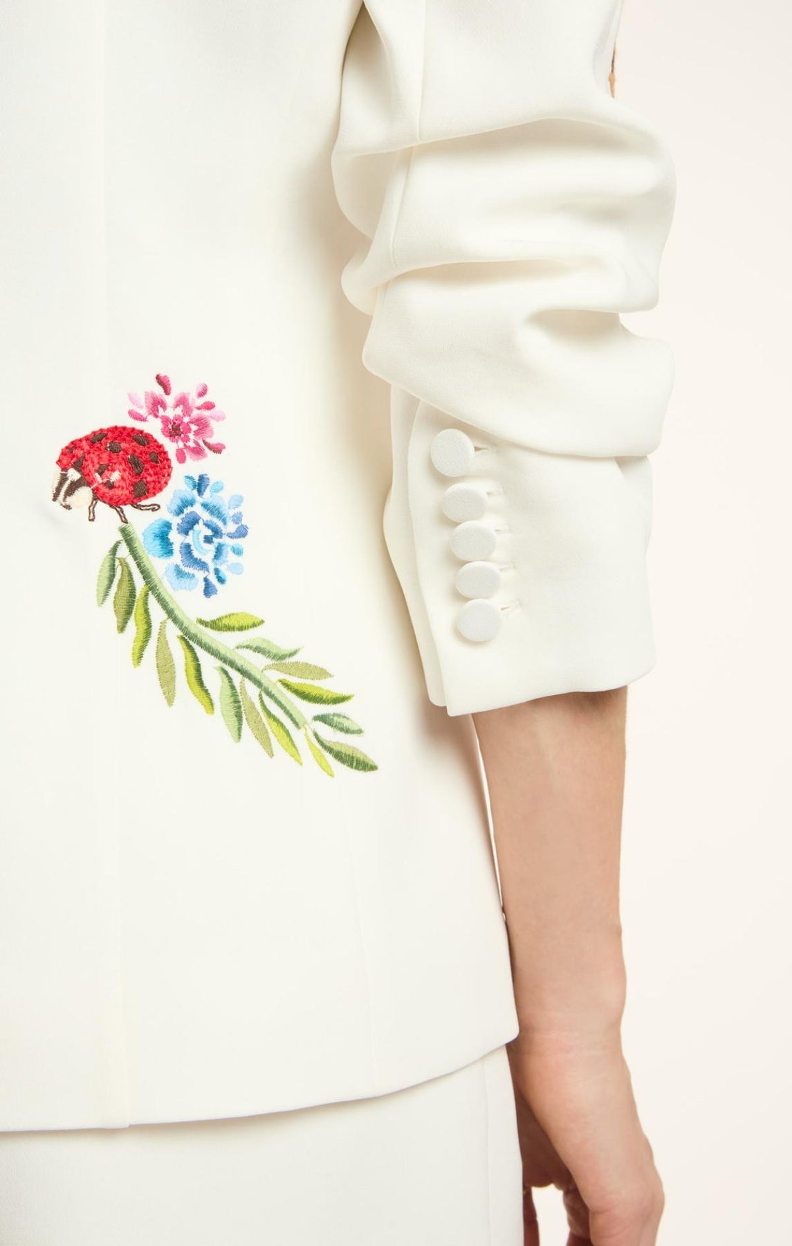 CINQ A SEPT Celeste Vine Scrunched Cheyenne Blazer