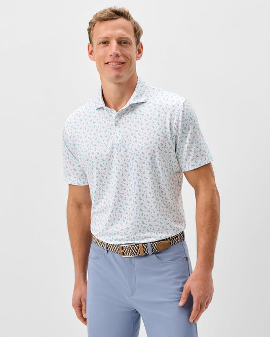 JOHNNIE-O Performance Jersey Polo Armadillo