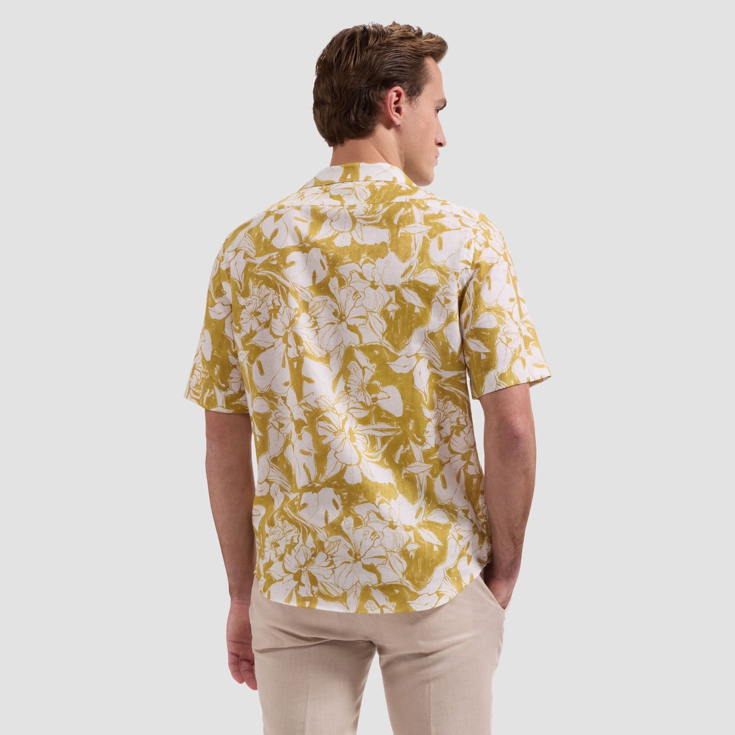 BUGATCHI Jackson Tropical Camp Shirt