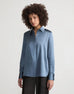 LAFAYETTE 148 Silk Charmeuse French Cuff Blouse