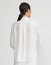 LAFAYETTE 148 Hand-Beaded Georgette Pleated Blouse