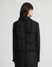 LAFAYETTE 148 Boucle Tweed Hand Fringed Patchwork Cropped Jacket