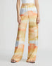 LAFAYETTE 148 Horizon Print Silk Twill Riverside Pant