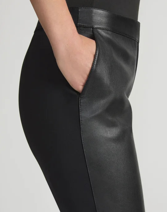 LAFAYETTE 148 Nappa Lambskin Leather Cigarette Pant