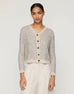 LAFAYETTE 148 Metallic Linen Silk Pointelle Cardigan