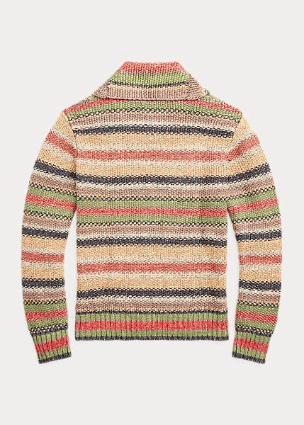 RRL Striped Linen Blend Sweater