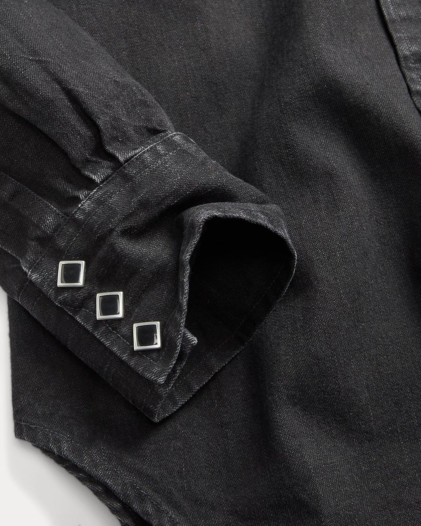 RRL Slim Fit Denim Western Shirt