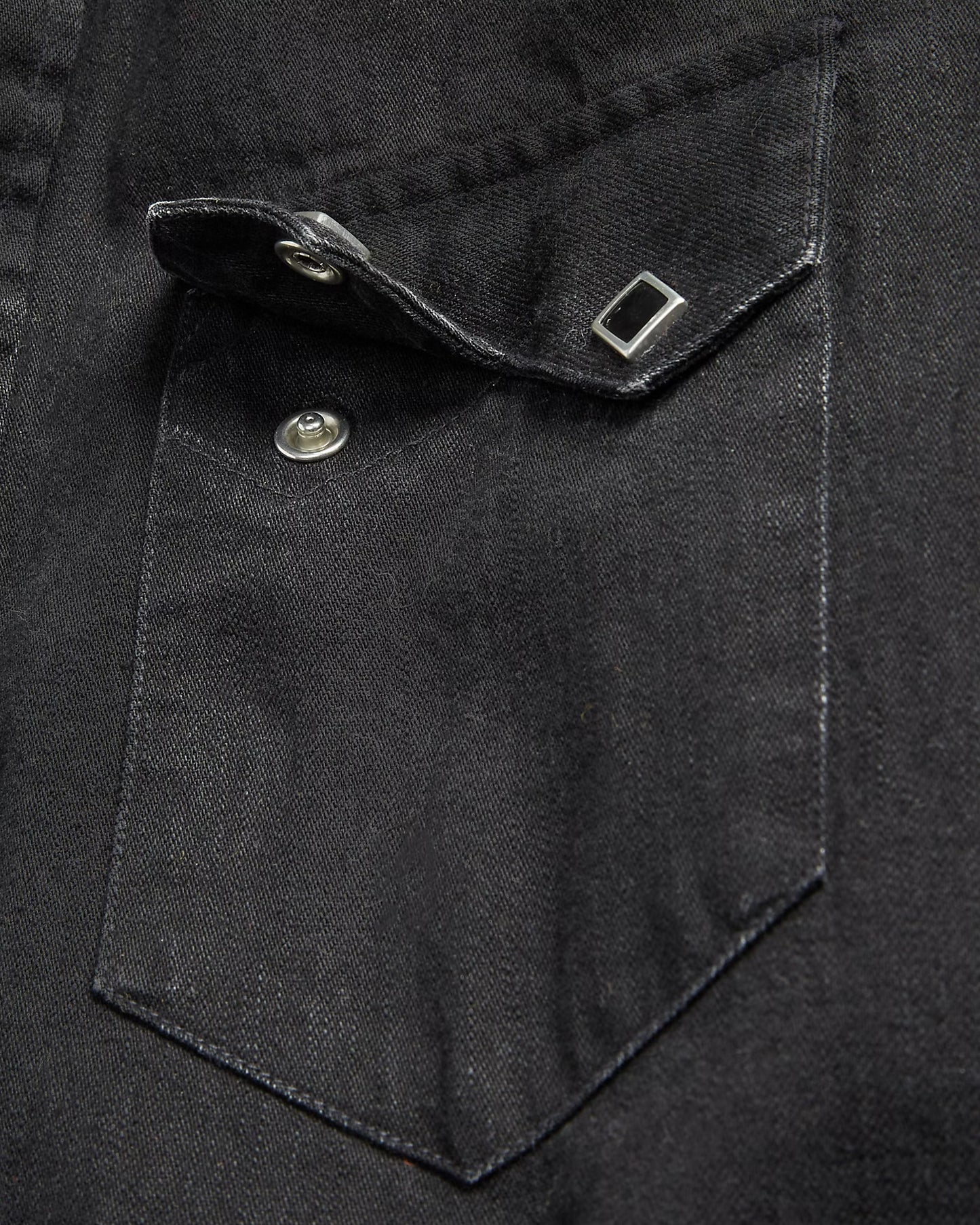 RRL Slim Fit Denim Western Shirt