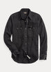 RRL Slim Fit Denim Western Shirt