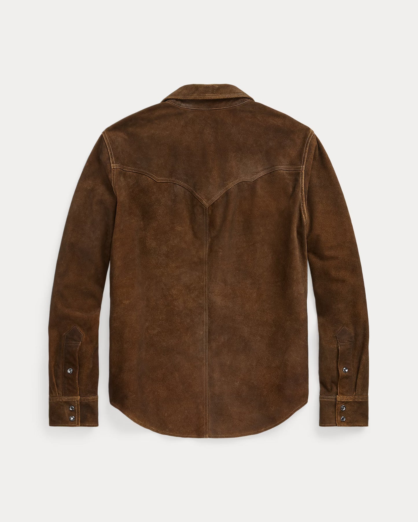 RRL Roughout Suede Western Shirt
