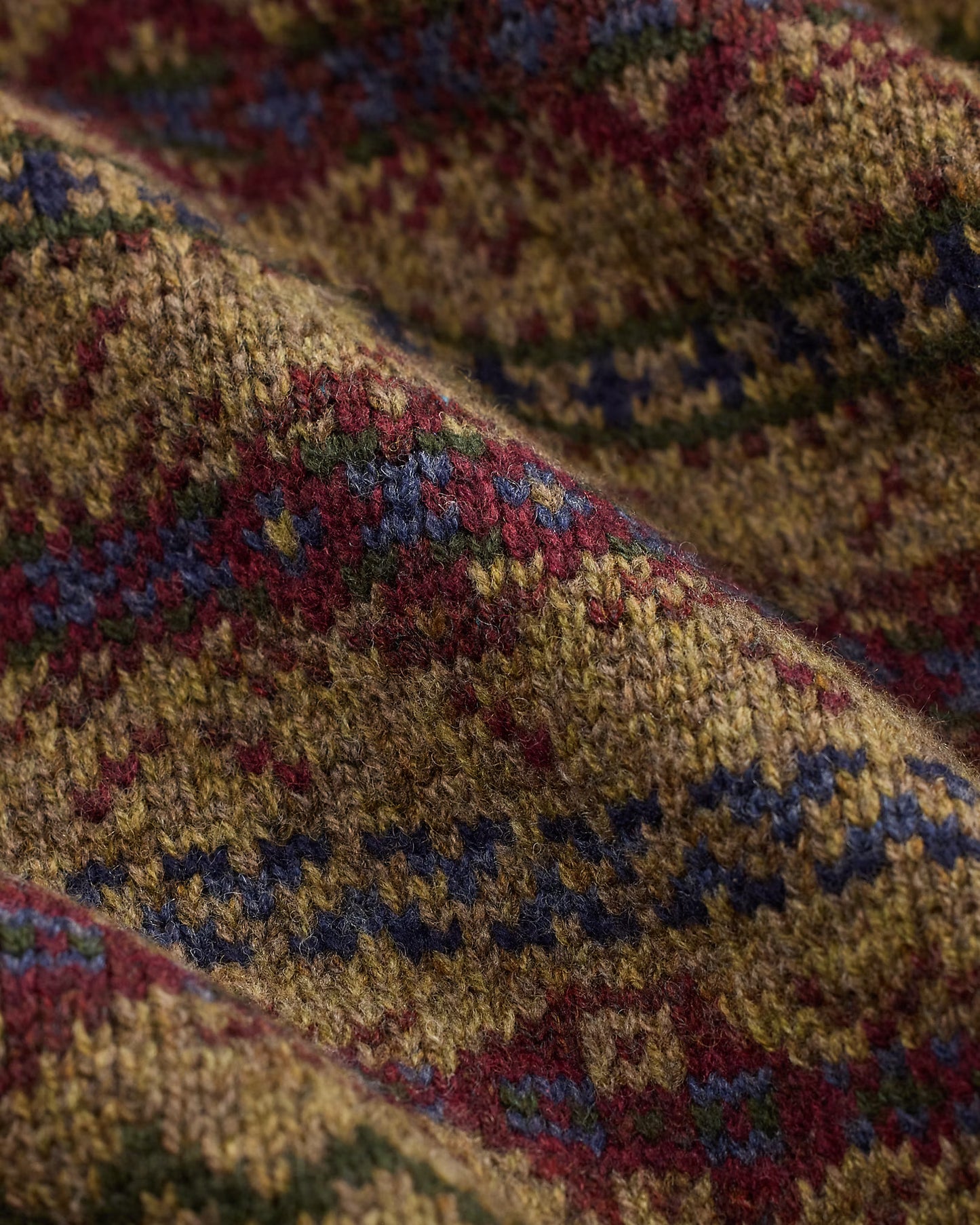 RRL Fair Isle Wool Cardigan