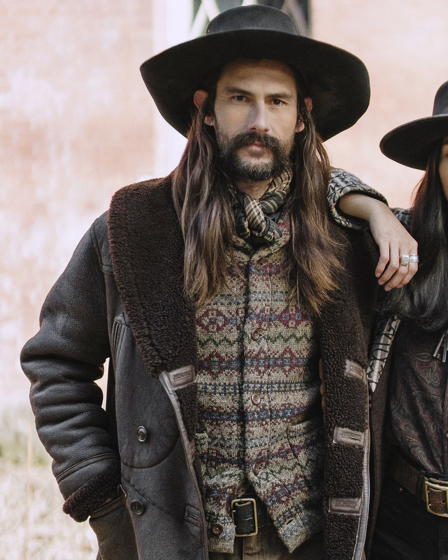 RRL Fair Isle Wool Cardigan