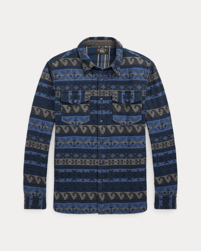 RRL Double Faced Jacquard Workshirt