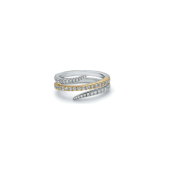 CHARLES KRYPELL Diamond Swirl Ring