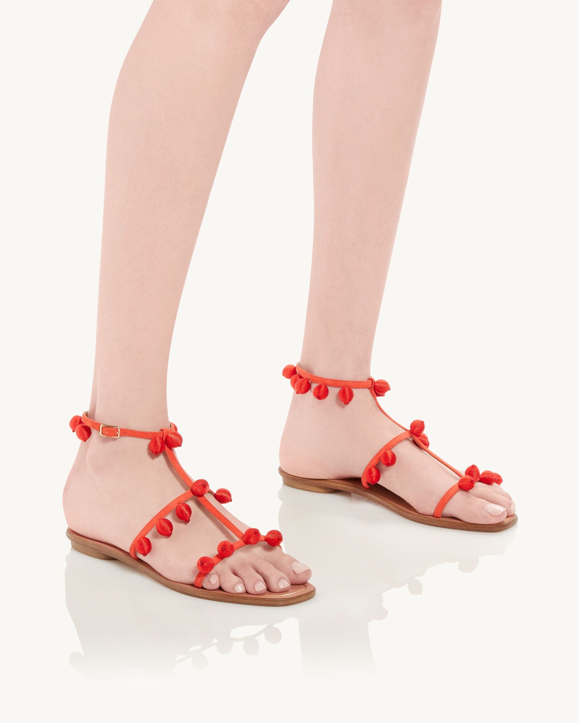 AQUAZZURA Cha Cha Cha Sandal Flat – Drest by Scott Malouf