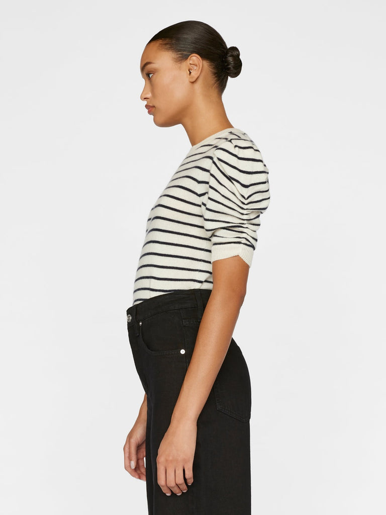 FRAME Ruched Sleeve Sweater