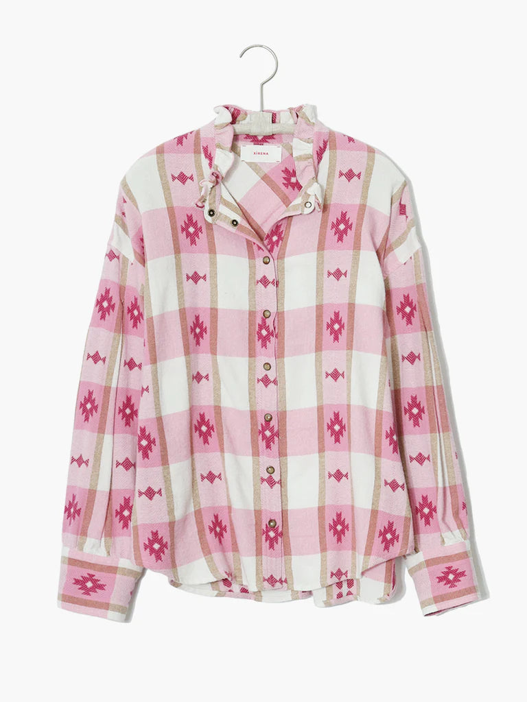 XIRENA Pink Ivory Jensen Shirt