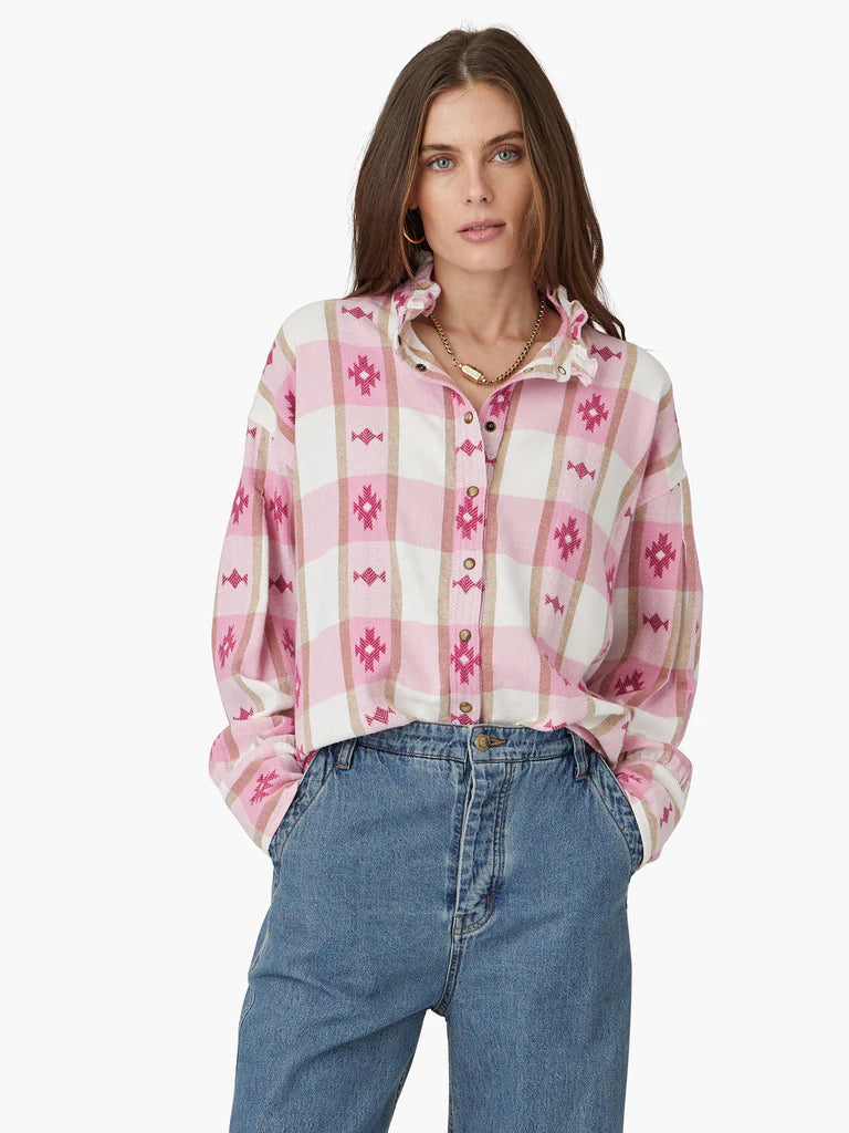 XIRENA Pink Ivory Jensen Shirt