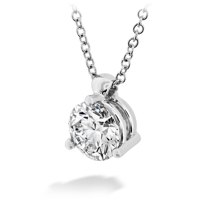 HEARTS ON FIRE Classic 3 Prong Solitaire Necklace