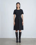 LAFAYETTE 148 Wool-Silk Crepe Flared Dress